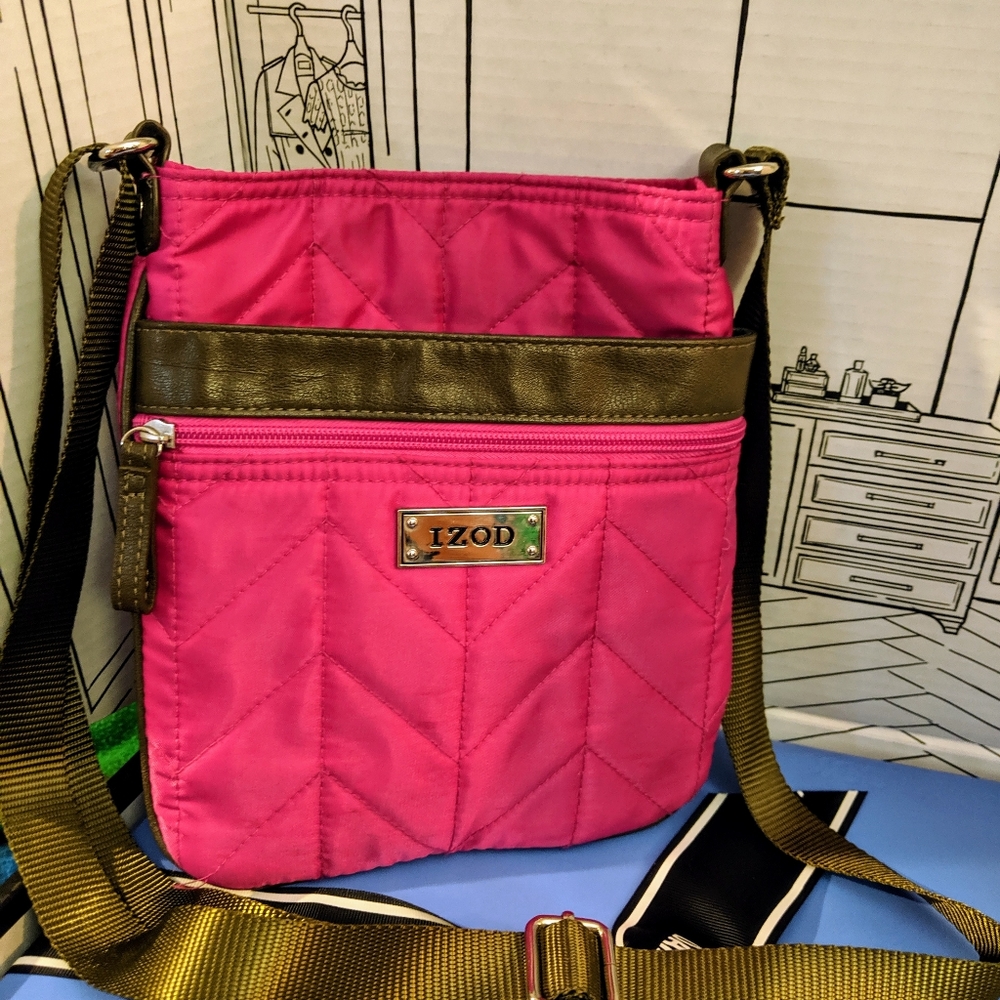 Izod Nylon Crossbody Purse